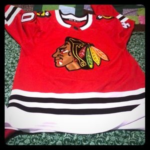 Perfect condition Chicago Black Hawks Jersey